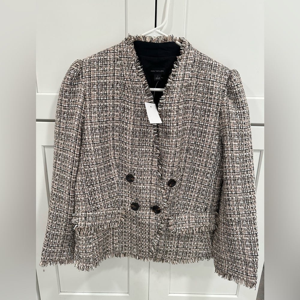 NWT Ann Taylor Tweed Jacket Size 4